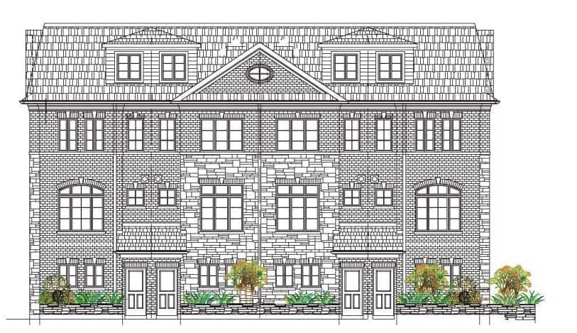 2207 Dixie Road townhome by Fountain Hill Construction in Mississauga