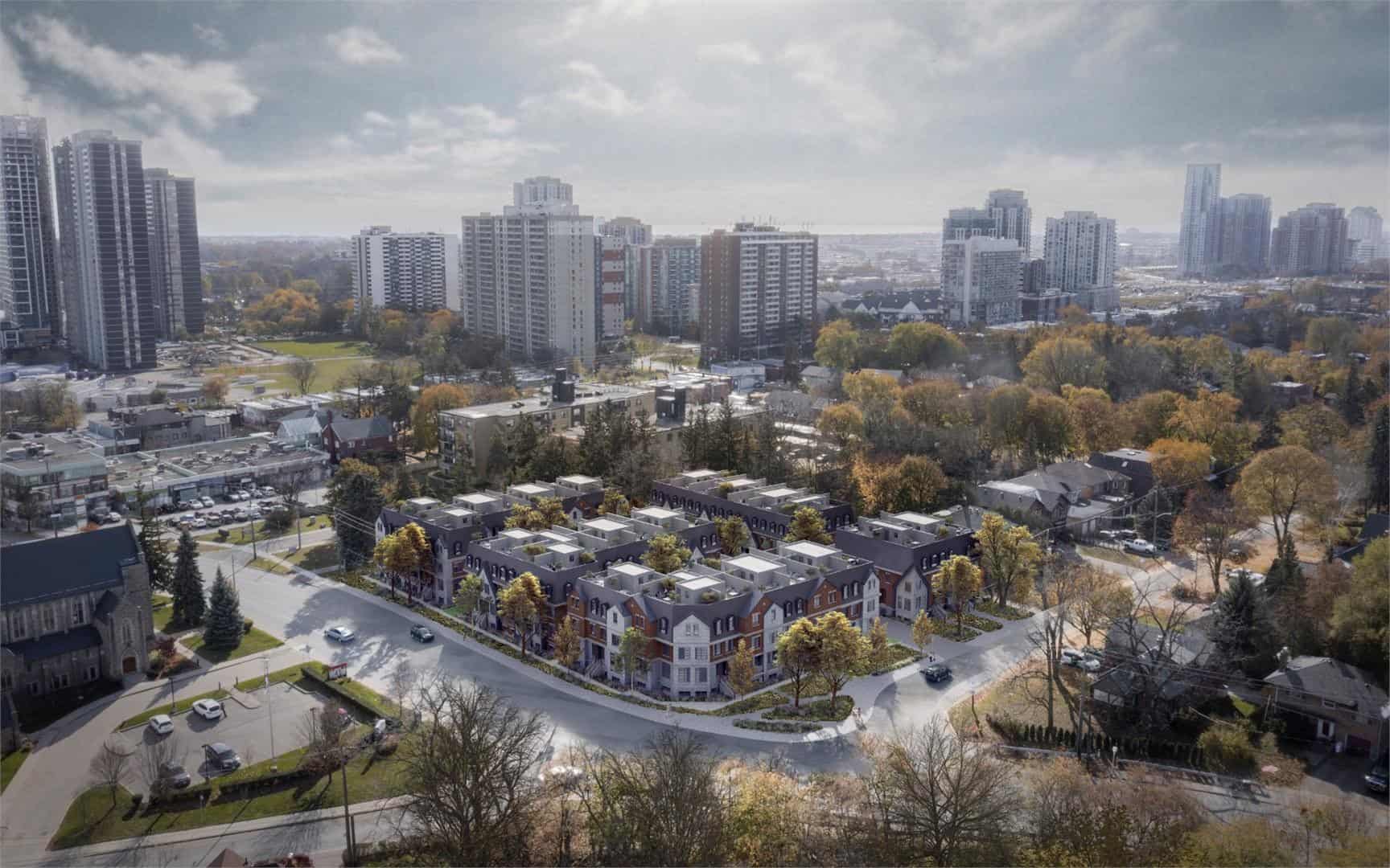 Towns of Islington Village By Distrikt Developments in Etobicoke