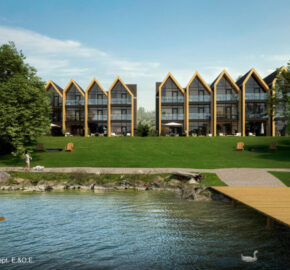 Luna Bay Muskoka Lakeside Cottages Townhomes by RAM Development in Huntsville