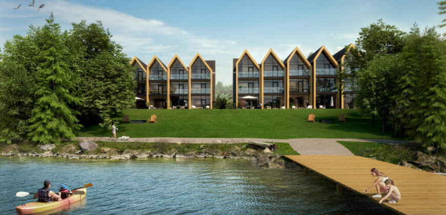 Luna Bay Muskoka Lakeside Cottages Townhomes by RAM Development in Huntsville